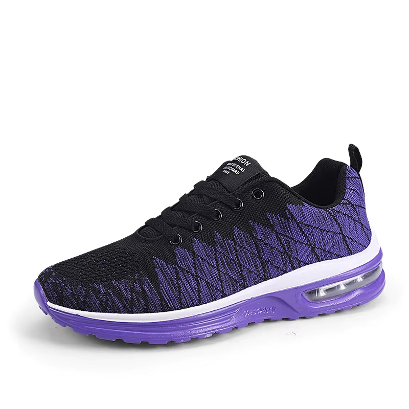 Sport Hot Sale Outdoor Sport Men'S Shoes Sneakers Breathable Cushion Mesh Lace-Up Women Running Shoes Sweetheart Shoes