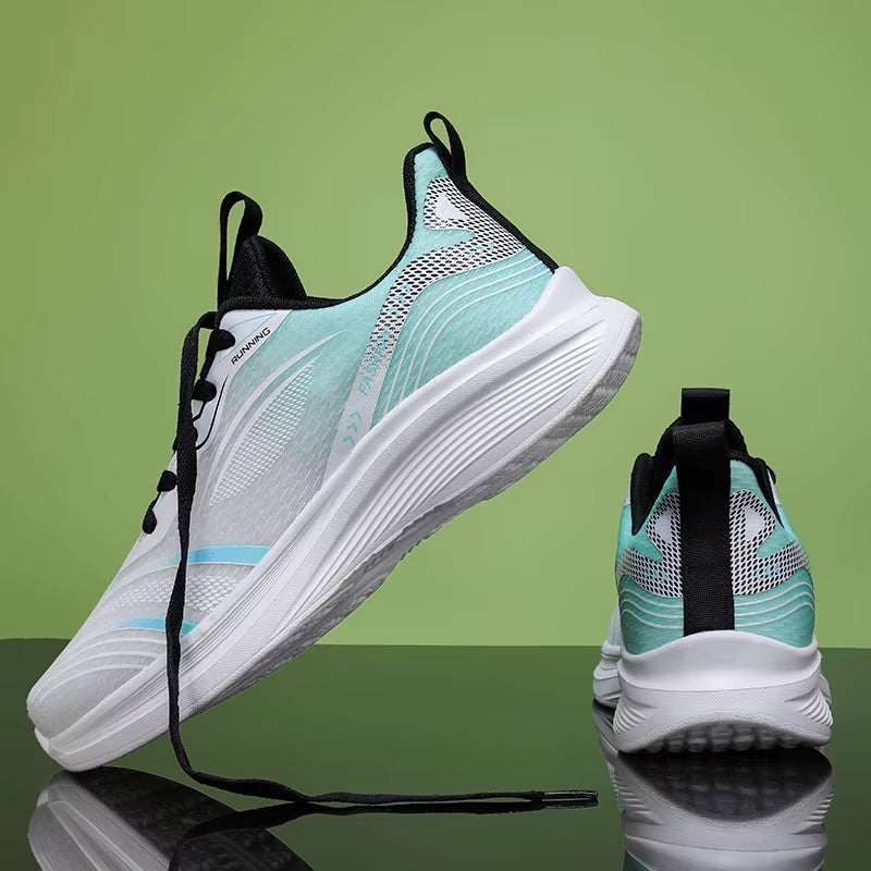 Men'S Sneakers Comfortable Breathable Lightweight Soft Non-Slip Flat Mesh Shoes Outdoor Casual Sports Shoes Big Size 39-50