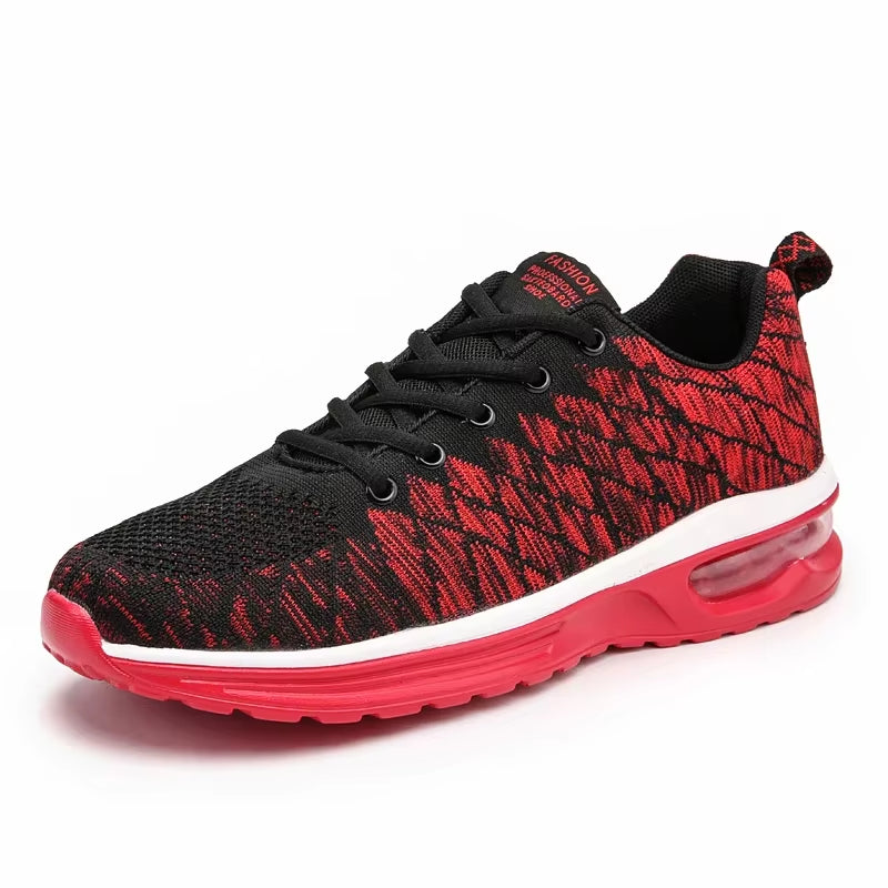 Sport Hot Sale Outdoor Sport Men'S Shoes Sneakers Breathable Cushion Mesh Lace-Up Women Running Shoes Sweetheart Shoes