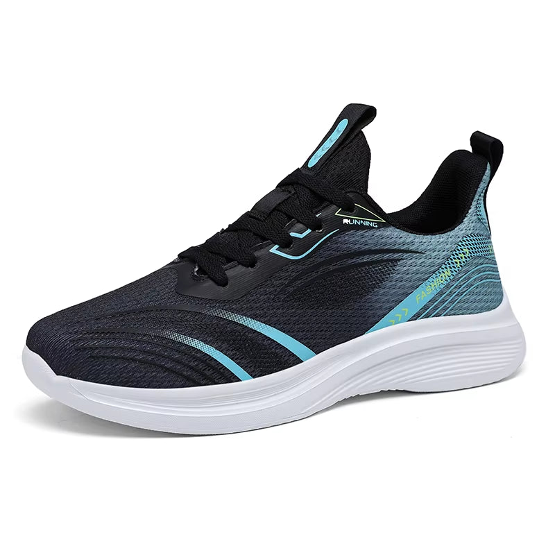 Men'S Sneakers Comfortable Breathable Lightweight Soft Non-Slip Flat Mesh Shoes Outdoor Casual Sports Shoes Big Size 39-50