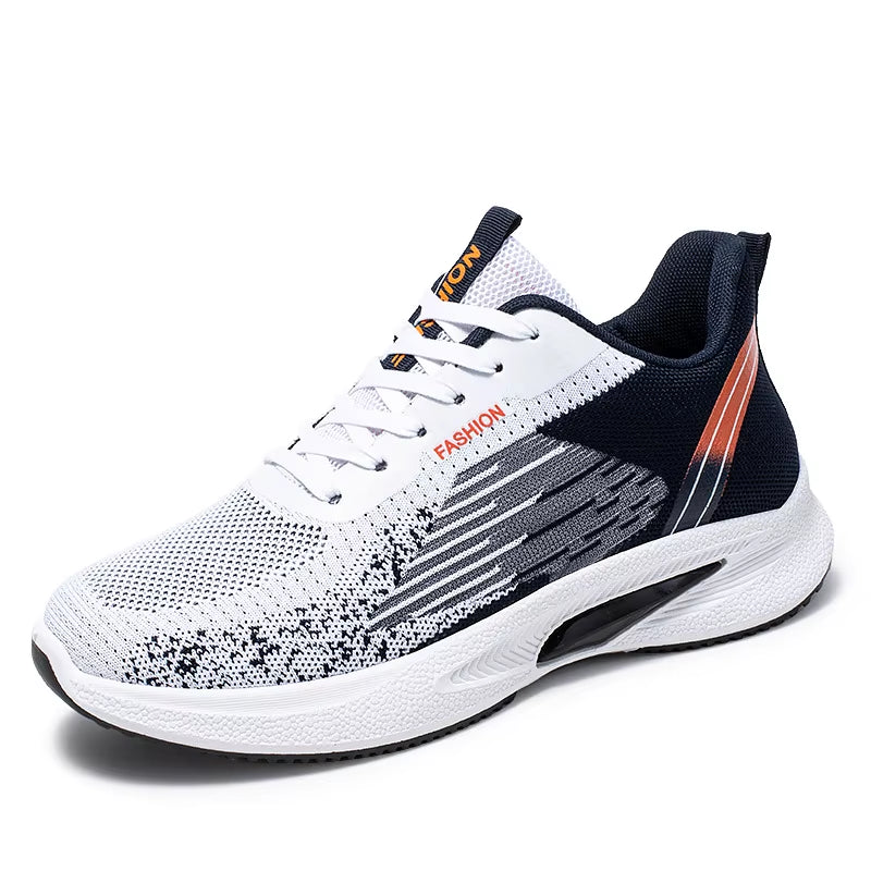 New Men'S Sneakers Summer Men'S Shoes Breathable Lace-Up Lightweight Running Shoes