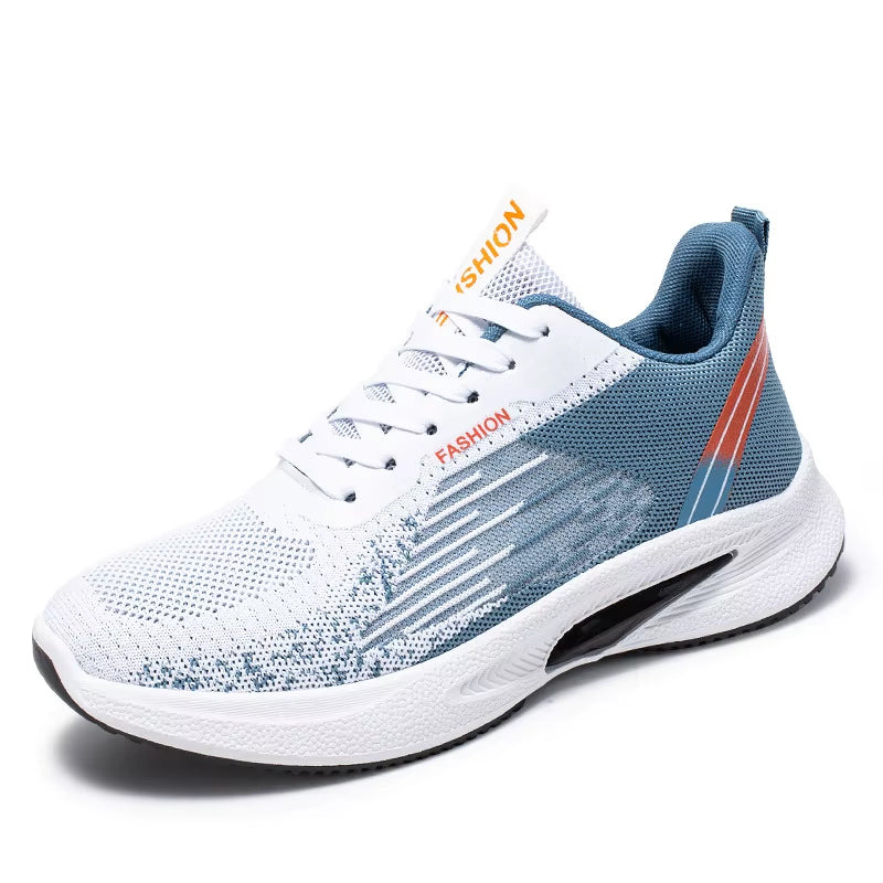 New Men'S Sneakers Summer Men'S Shoes Breathable Lace-Up Lightweight Running Shoes