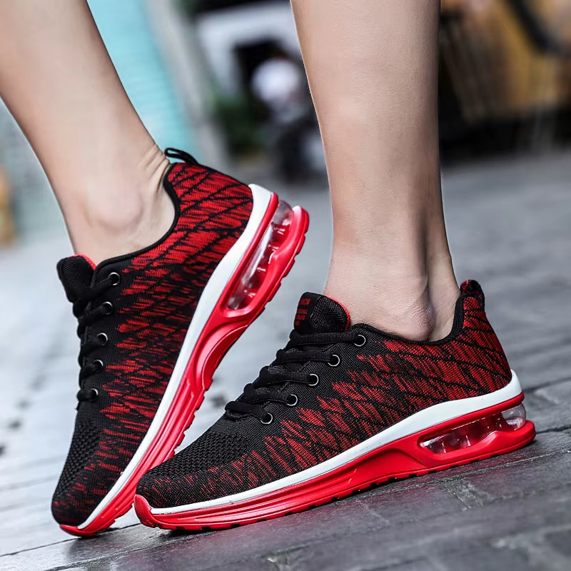 Sport Hot Sale Outdoor Sport Men'S Shoes Sneakers Breathable Cushion Mesh Lace-Up Women Running Shoes Sweetheart Shoes